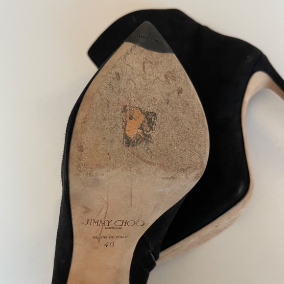 Jimmy Choo Helaine Black Suede Ankle Boots - Picture 4 of 4